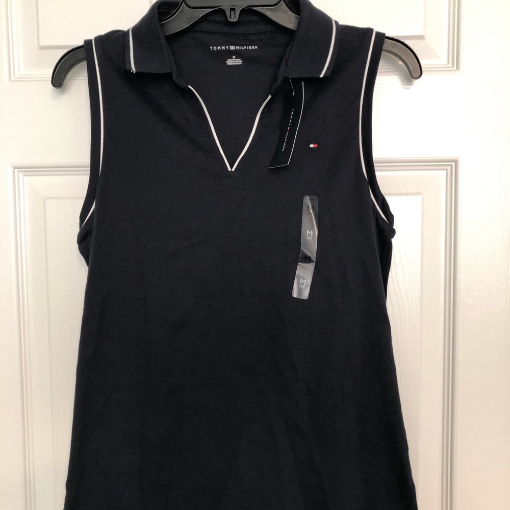 NWT Ladies Tommy Hilfiger Sleeveless Polo Shirt